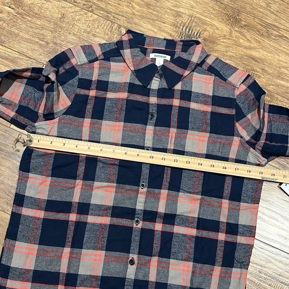 Goodthreads plaid cozy button down cottage vibe long slee… - Picture 7 of 11